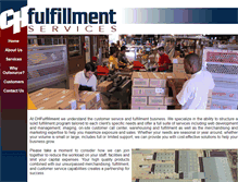 Tablet Screenshot of chfulfillment.com